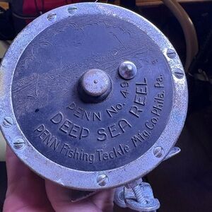 Deep Sea Fishing Reel - Silver